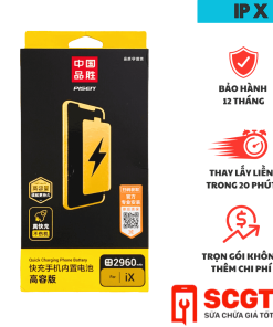 Thay Pin Iphone X Pisen Chính Hãng
