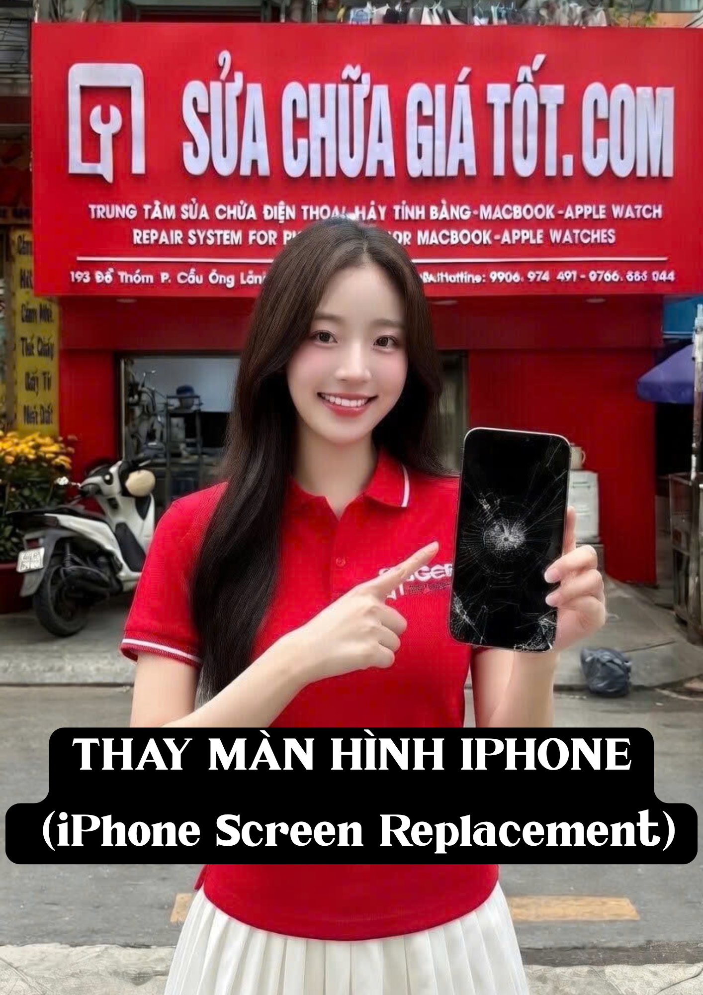 Cửa hàng thay màn hình iPhone uy tín tại Quận 1 TP. Hồ Chí Minh