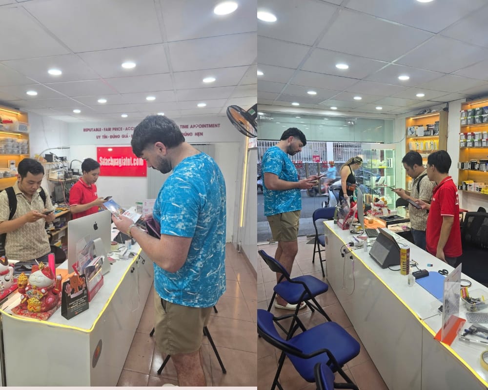 Sửa điện thoại iphone tại quận 1 Hồ Chí Minh.