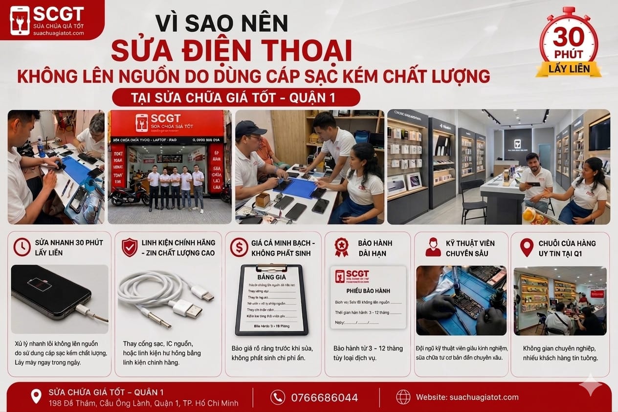 sửa điện thoại không lên nguồn tại suachuagiatot.com