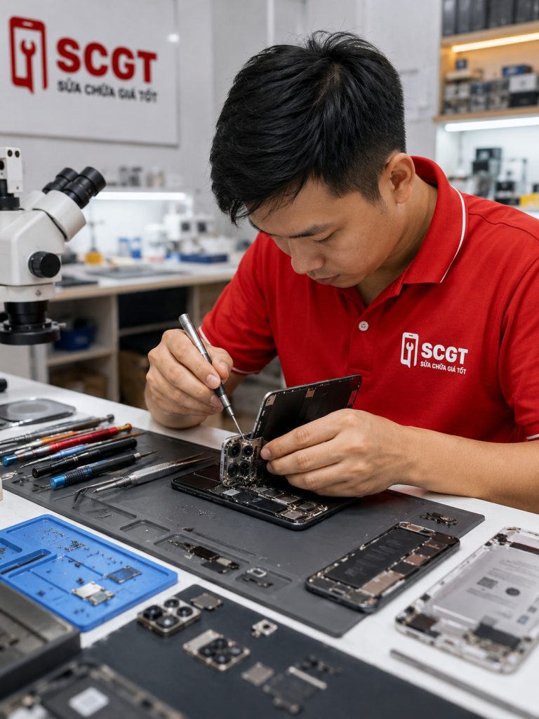 sửa iPhone bị mất Face Id