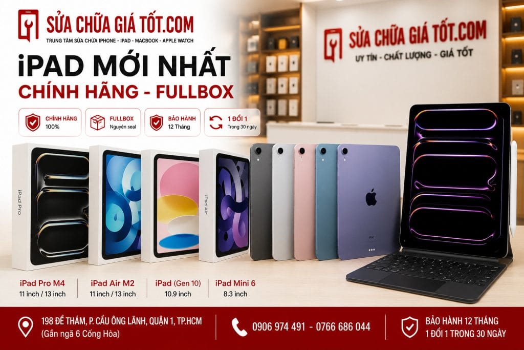 iPad quận 1 tại suachuagiatot.com