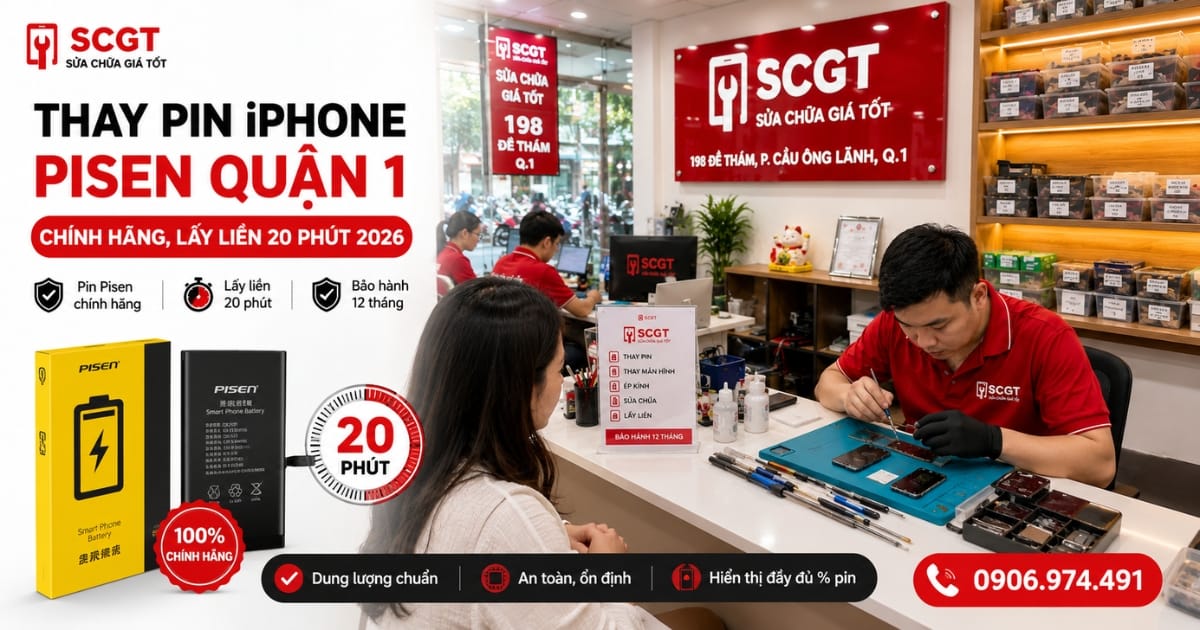 Sửa iphone quận 1 uy tín tai sửa chữa giá tốt
