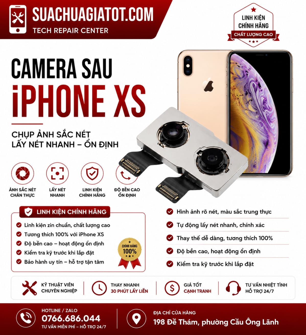 Camera sau iPhone XS