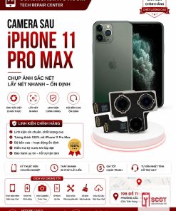 Thay Camera Sau iPhone 11 Pro Max — Chính Hãng, Lấy Liền 30 Phút