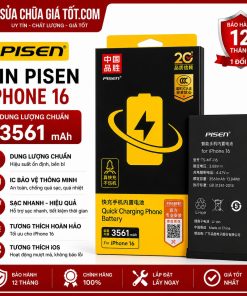 Thay Pin Iphone 16 Chính Hãng Pisen