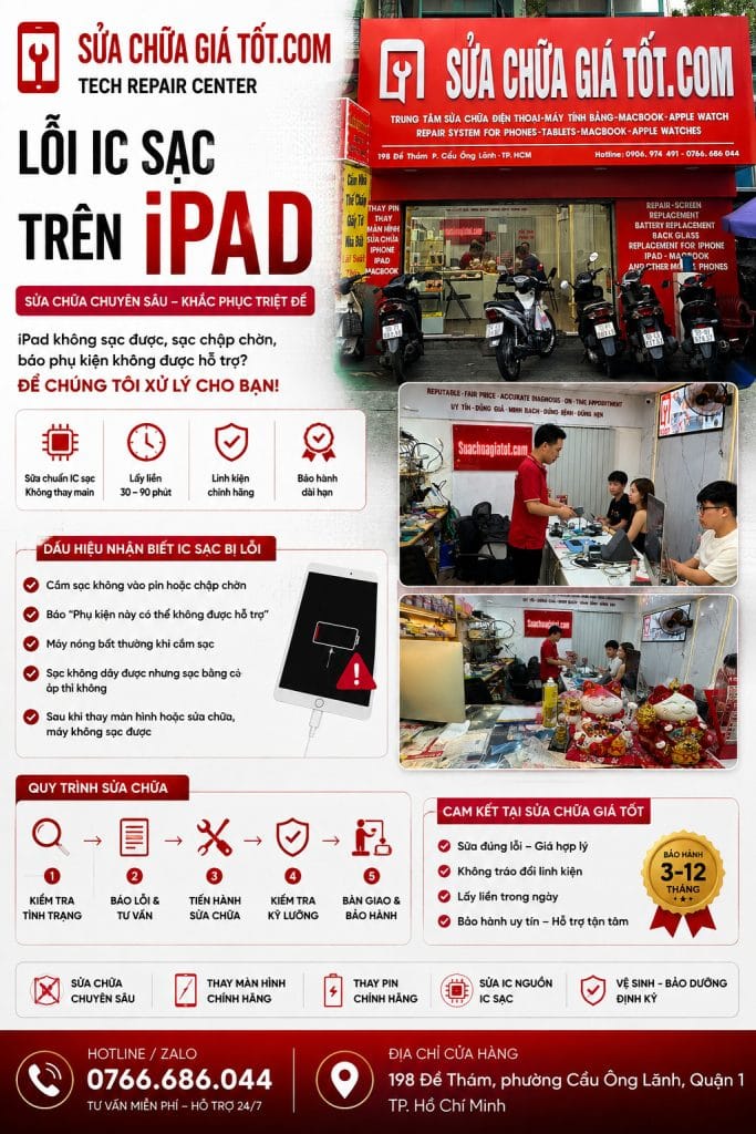 Lỗi IC iPad