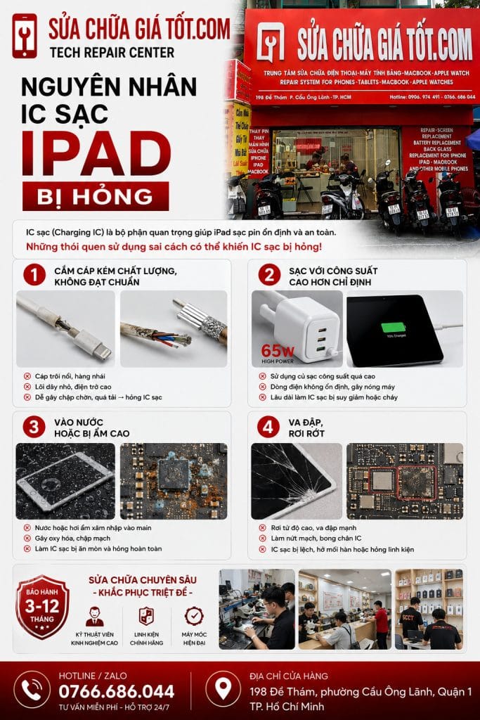 Lỗi IC iPad