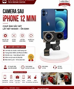 Thay Camera Sau iPhone 12 Mini — Chính Hãng, Lấy Liền 30 Phút