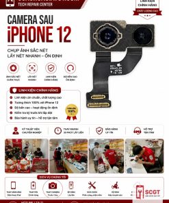 Thay Camera Sau iPhone 12 — Chính Hãng, Lấy Liền 30 Phút